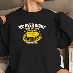 10 Cent Beer Night Milwaukee County Stadium Retro Graphic Unisex Sweatshirt